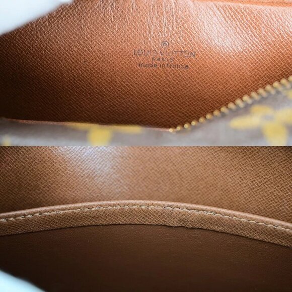 LOUIS VUITTON Compiegne 23 Clutch Hand Bag Monogram Leather Brown - Picture 14 of 15